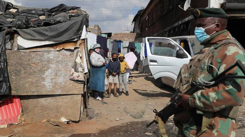 Порядка 25 тысяч военных помогут полиции ЮАР обеспечить правопорядок