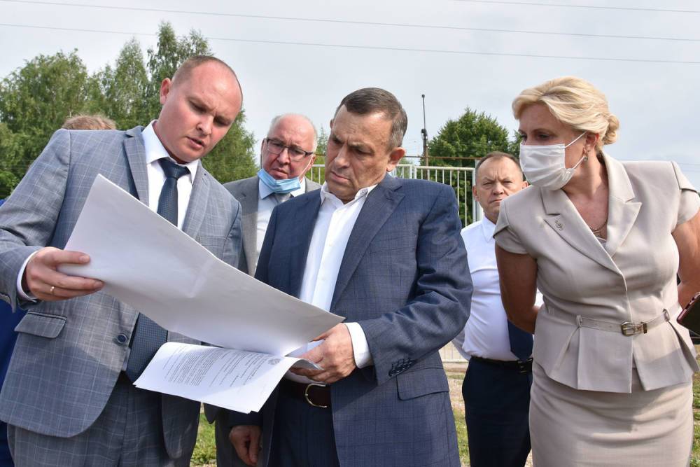 Глава Марий Эл осмотрел объекты строительства в Козьмодемьянске