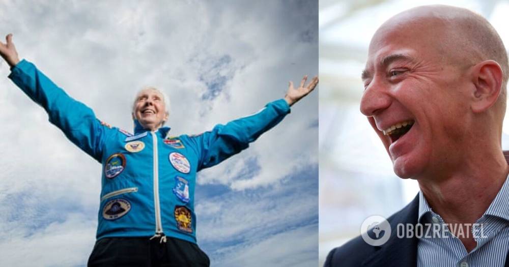 Джефф Безос возмет с собой в космос Уолли Фанк – фото