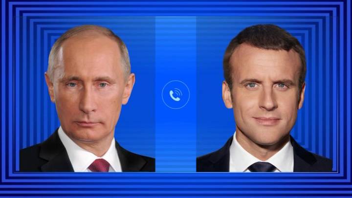 По инициативе французской стороны: Путин поговорил с Макроном