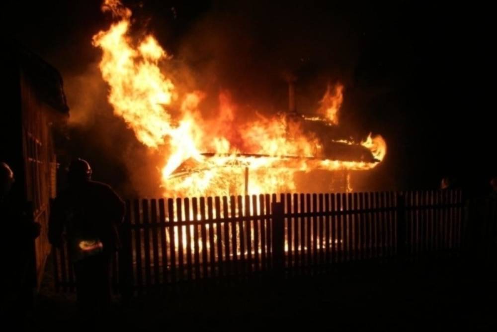 На пожаре в Новом Торъяле пострадали люди