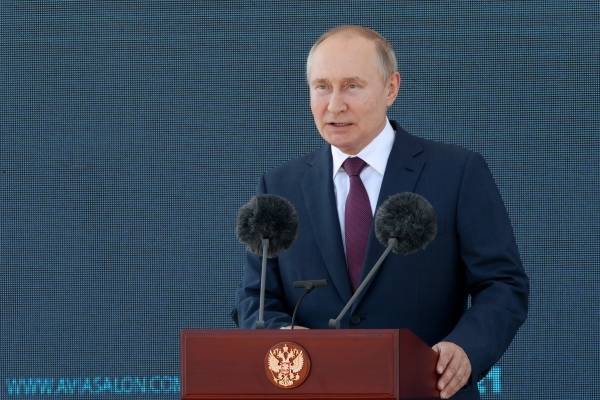 Владимир Путин выступил на открытии авиасалона МАКС