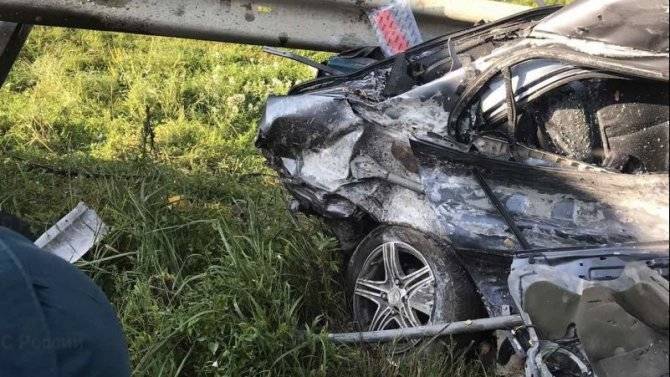 Пассажир иномарки погиб в ДТП в Калужской области