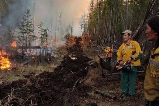 В Якутии лесные пожары тушат искусственными дождями