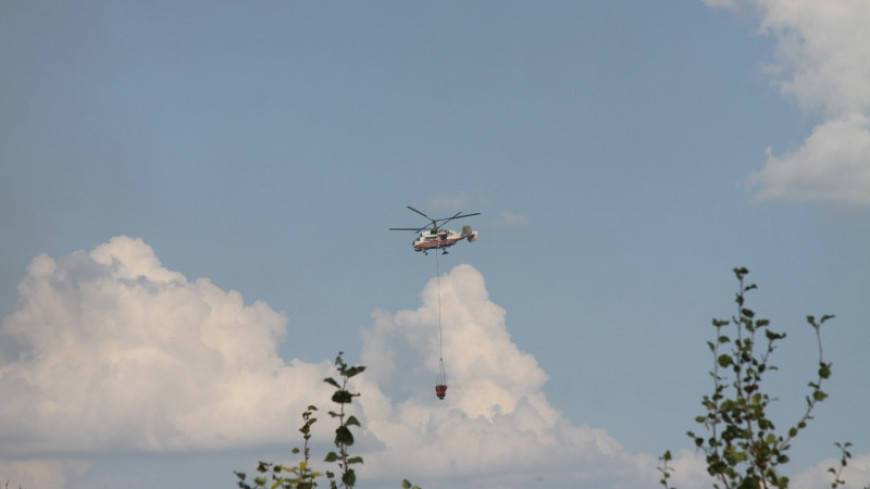 Природные пожары в Карелии: авиация сбросила на горящие участки 30 тонн воды