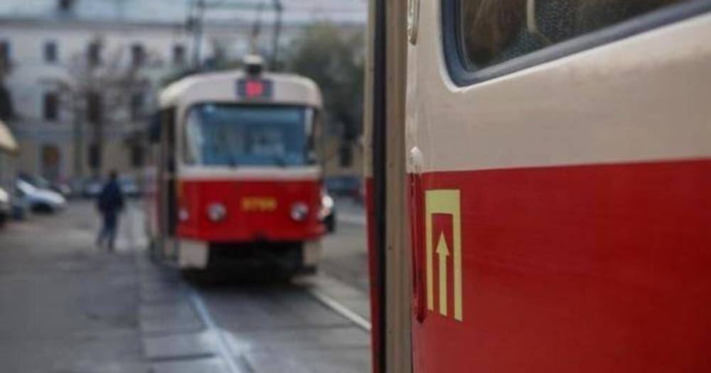 В Киеве частично остановилось движение трамваев