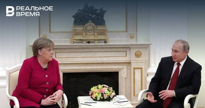 Путин и Меркель обсудили договоренности ФРГ и США по «Северному потоку — 2»