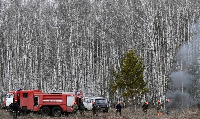 Девять лесных пожаров на территории 94 тыс. га потушили в Якутии