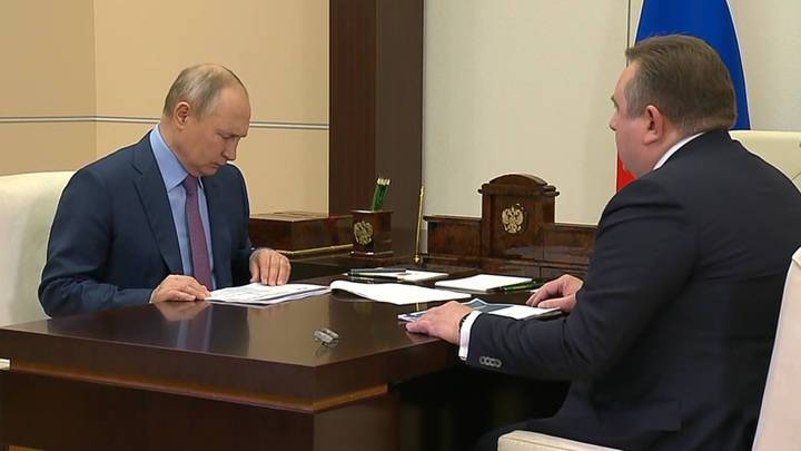 Новости на "России 24". Владимир Путин провел совещание с главой ОСК