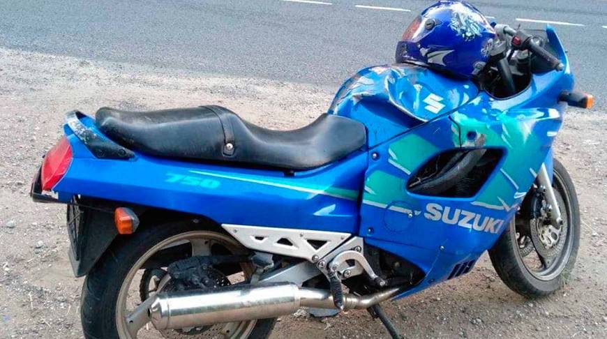 В Червенском районе опрокинулся пьяный мотоциклист