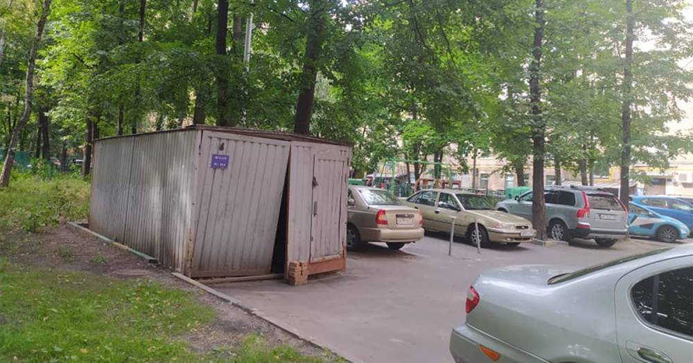В Москве пожаловались на «гараж-призрак»