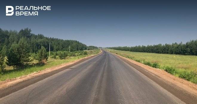 В Татарстане по нацпроекту отремонтировали участок дороги в Агрызском районе