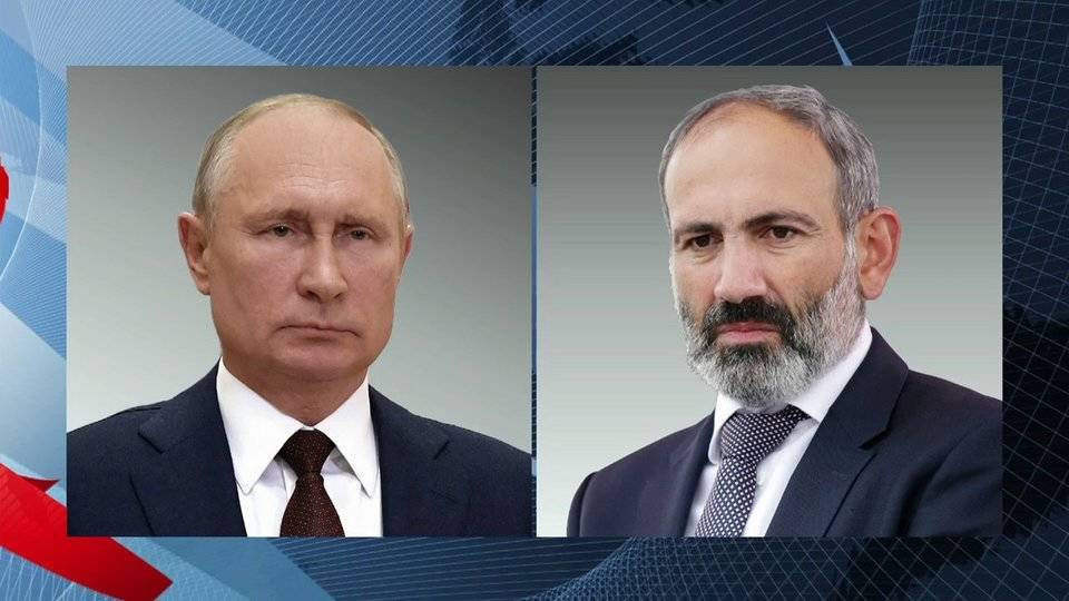 Президент России с исполняющим обязанности премьер-министра Армении обсудил ситуацию вокруг Нагорного Карабаха