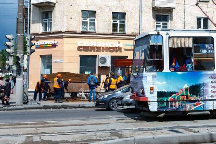 Трамвайную остановку Банк Зенит в Ижевске реконструируют