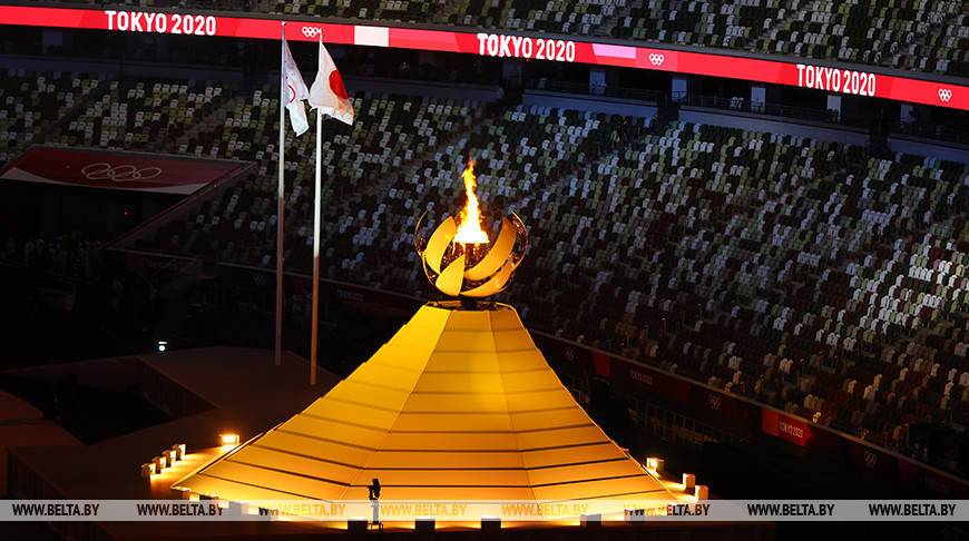 РЕПОРТАЖ: Олимпийский огонь зажжен на новом Национальном стадионе в Токио