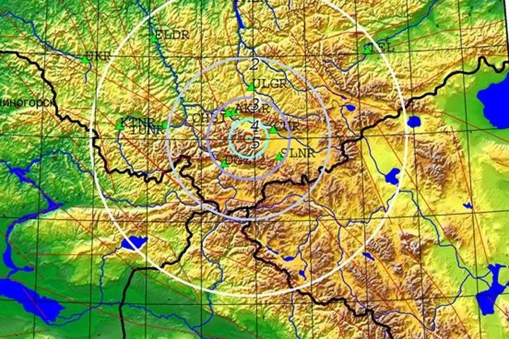 Землетрясение произошло в Горном Алтае