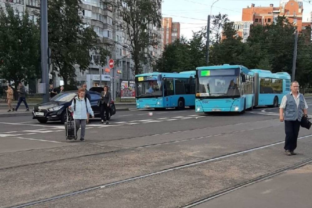 Не поделившие дорогу автомобилисты перекрыли движение автобусов у «Озерков»