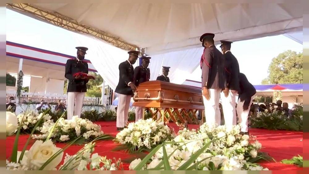 Похороны президента Гаити прошли на фоне акций протеста