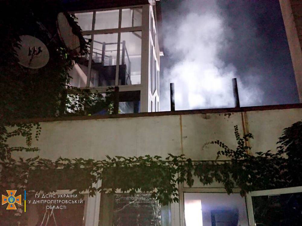 Полиция начала расследование пожара в доме престарелых в Кривом Роге
