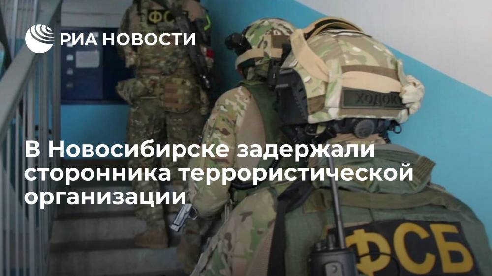 В Новосибирске сотрудники УФСБ задержали сторонника террористической организации