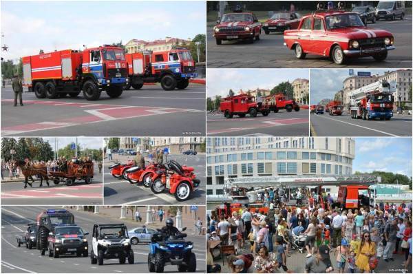День пожарной службы в Минске: изучаем самую интересную спецтехнику