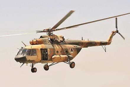 Вертолет афганских сил совершил вынужденную посадку в Гильменде