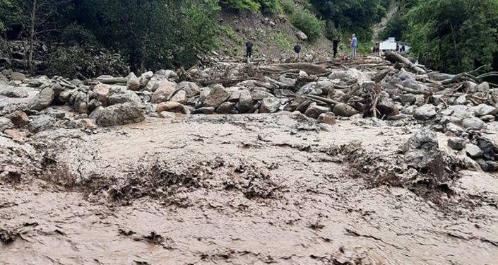 На западе Грузии борются с последствиями проливных дождей