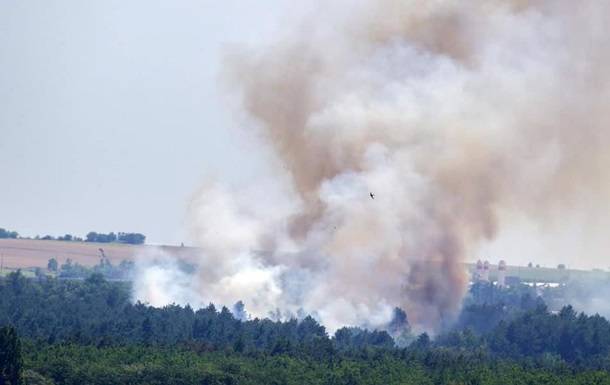 На Хортице произошел пожар, руководство заявило о поджоге