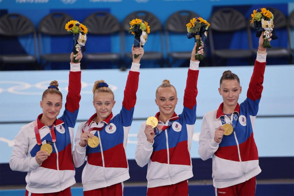 Впервые в истории российские гимнастки взяли «золото» Олимпиады в командном многоборье – Учительская газета