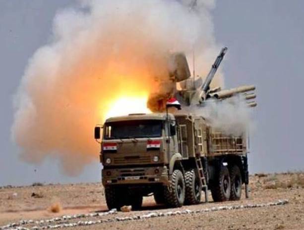 «Панцирь-С» уничтожил дрон террористов в Сирии