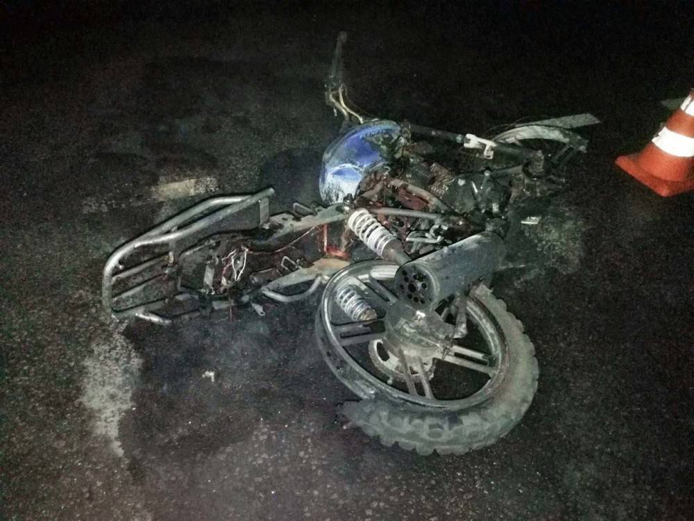 Мотоциклист налетел на иномарку в Добринке