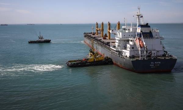 Украина направила буксир к терпящему бедствие в Чёрном море судну
