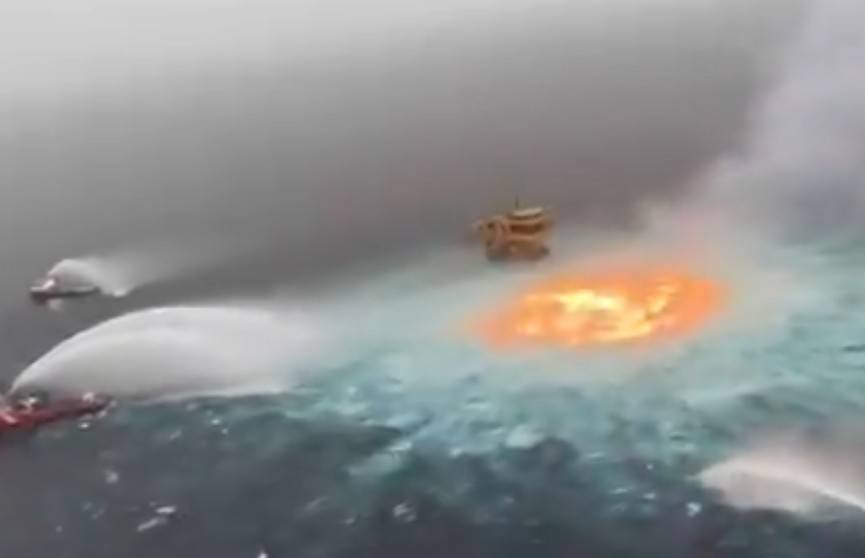 Подводный пожар потушили в Мексиканском заливе