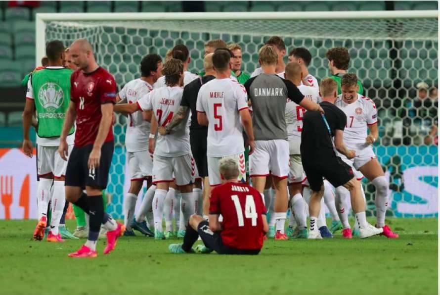 Дания сыграет с победителем пары Украина-Англия на ЕВРО-2020