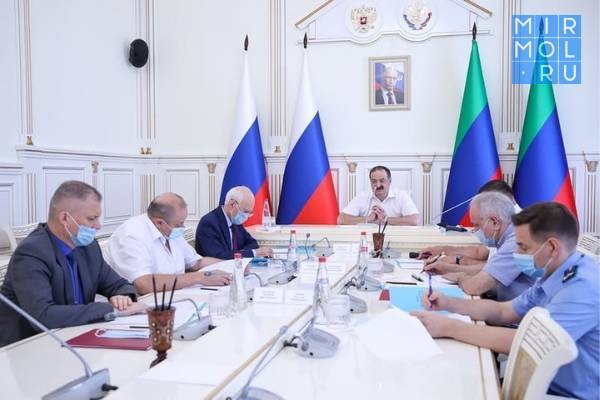 Сергей Меликов провел заседание Совета Безопасности Дагестана
