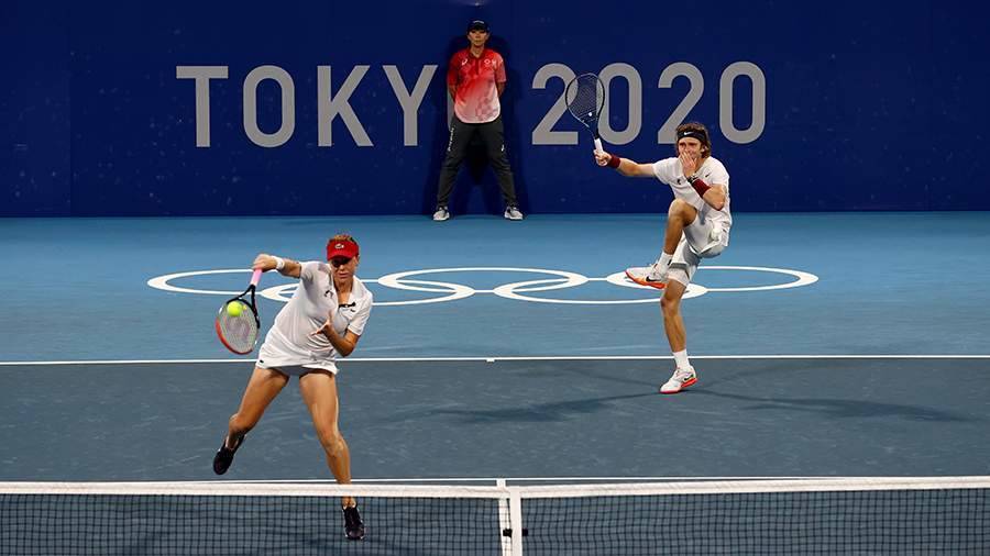 Теннисисты Павлюченкова и Рублев вышли в финал Олимпиады в миксте