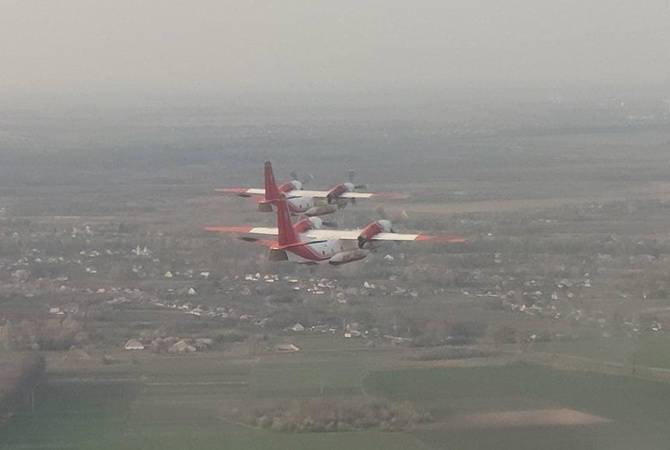 Пожарные самолеты ГСЧС Украины прибыли в Турцию
