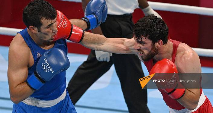 Один за всех… Боксер из Армении Ованнес Бачков победил соперника из Азербайджана
