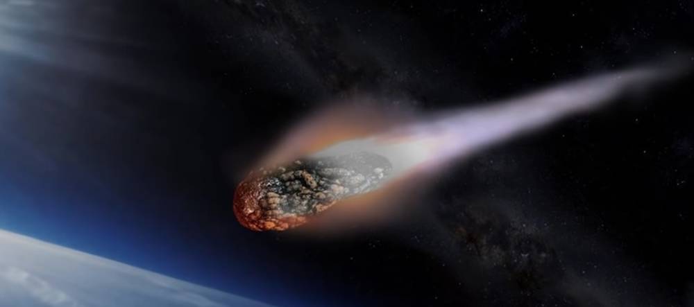 Светящийся метеорит, падающий на землю в западной части Турции, сняли на видео