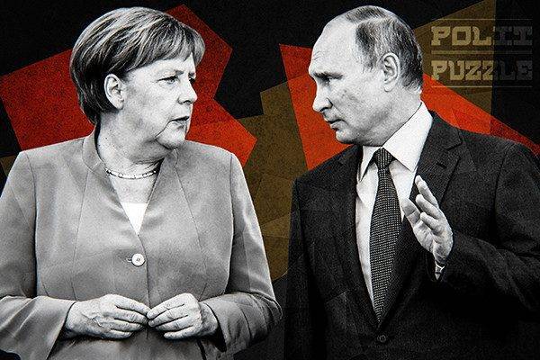 В Германии пояснили, что заставило Путина и Меркель разговаривать на повышенных тонах