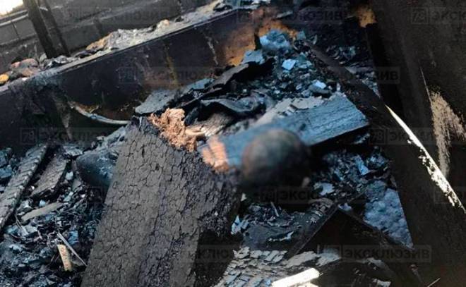 В Коммунаре при разборе сгоревшего гаража нашли обгоревший труп женщины — фото