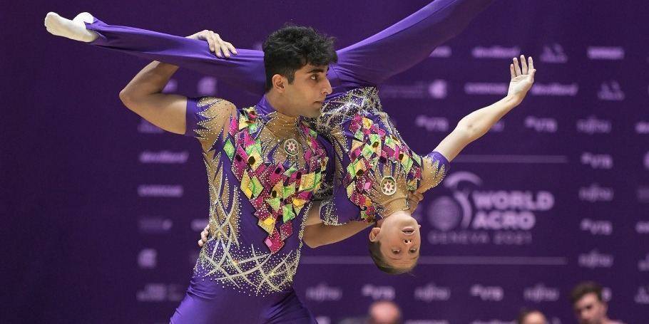 Азербайджанские спортсмены выступили на чемпионате мира по акробатической гимнастике в Женеве