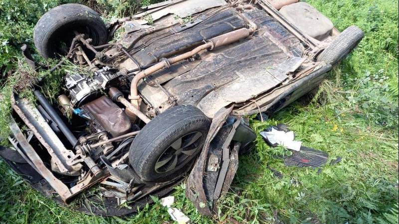 В Башкирии в перевернувшемся авто нашли тело парня