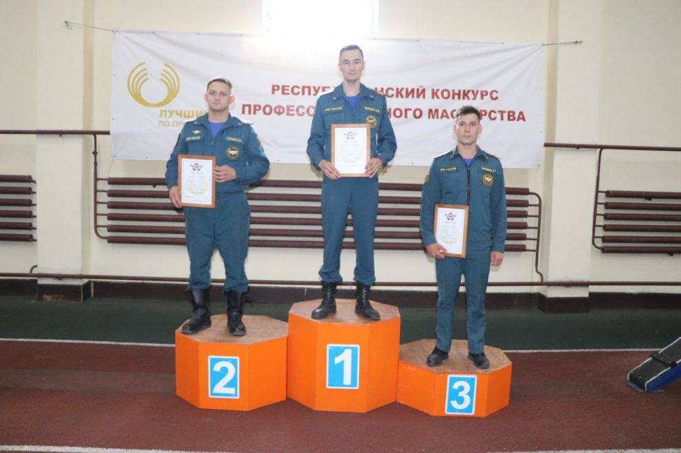 Глазовчанин победил в конкурсе «Лучший пожарный»