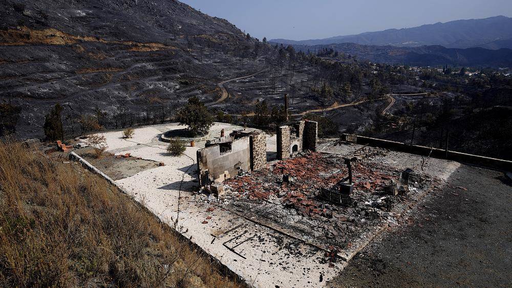 Лесной пожар на Кипре удалось взять под контроль
