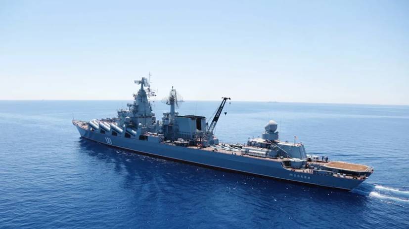 Крейсер «Москва» и фрегат «Адмирал Эссен» возвращаются в Севастополь из Средиземного моря