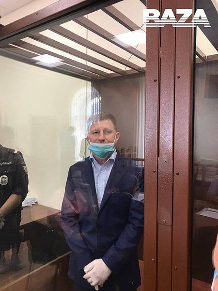 Суд продлил арест экс-главы Хабаровского края Фургала