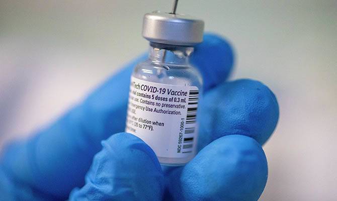 Украина получит от США партию вакцин Pfizer