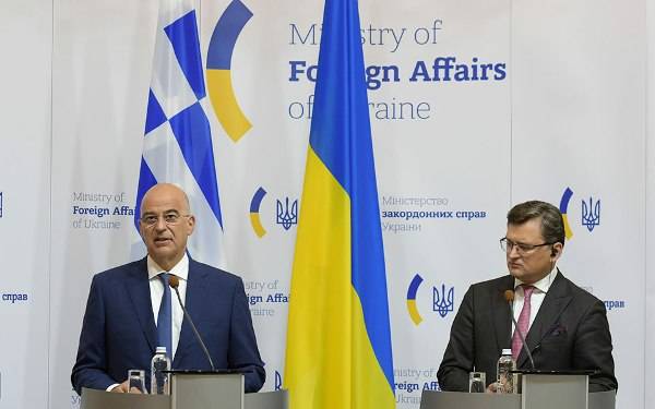 Греция упрекнула Украину за дружбу с Турцией наперекор внешней политике ЕС