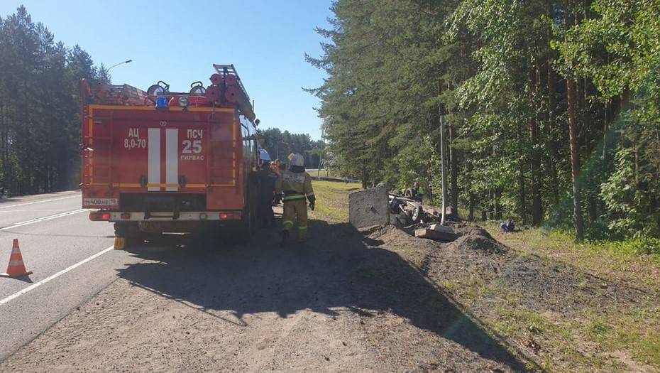 В Суоярвском районе Карелии объявлен режим ЧС из-за лесных пожаров
